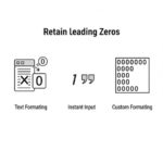 엑셀 숫자 앞에 0 사라질 때 표시되게 하는 간단한 설정 방법