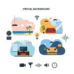 줌 화상회의 가상 배경 화면 설정 및 얼굴 보정 필터 사용법