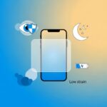 핸드폰 블루라이트 차단 필터 및 시력 보호 야간 모드 설정법