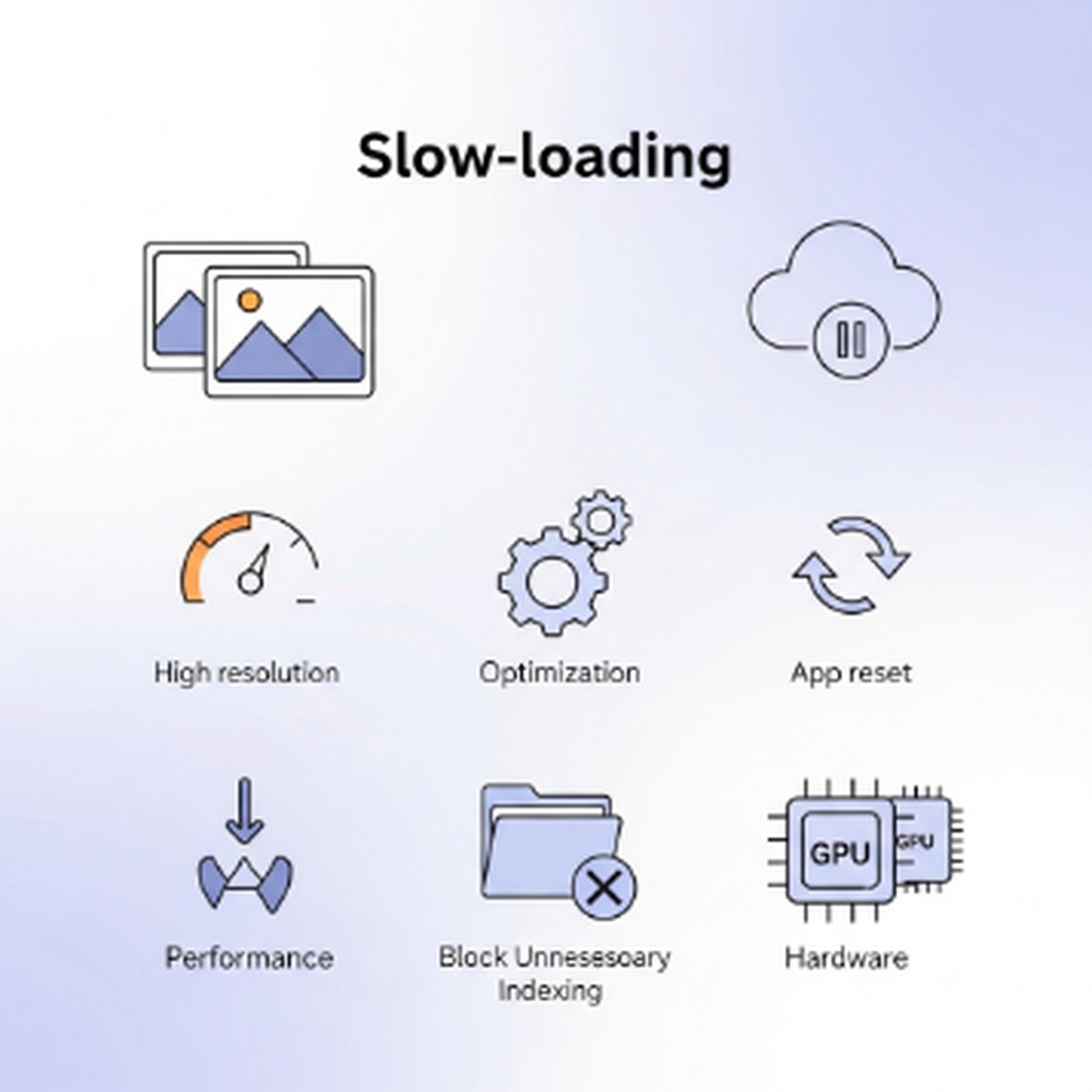 윈도우 11 사진 앱 실행 속도 느릴 때 초기화 및 용량 최적화 방법