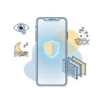 핸드폰 블루라이트 차단 필터 및 시력 보호 야간 모드 설정