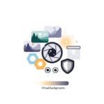 줌 화상회의 가상 배경 화면 설정 및 얼굴 보정 필터 사용법