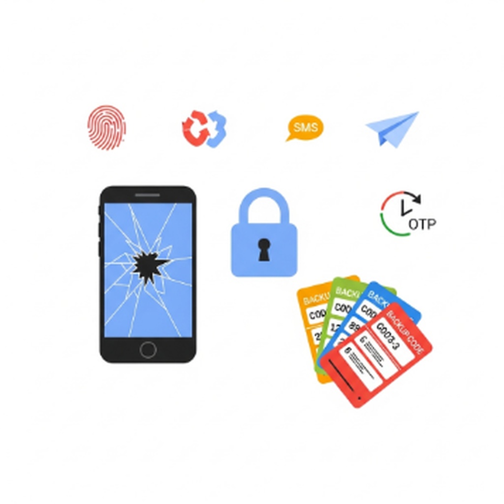 구글 계정 2단계 인증 기기 분실 시 백업 코드로 로그인하는 법