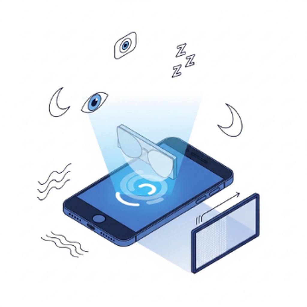 핸드폰 블루라이트 차단 필터 및 시력 보호 야간 모드 설정법