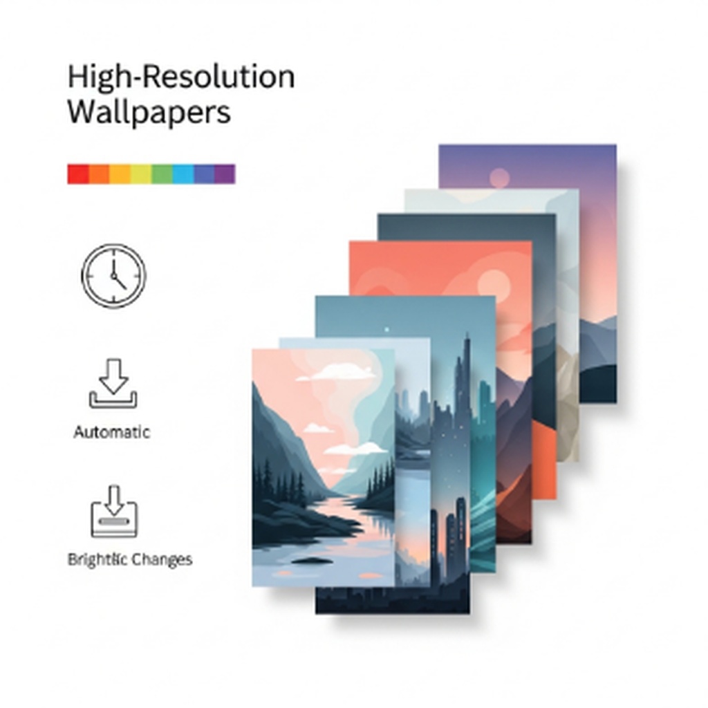 컴퓨터 고화질 배경화면 사이트 추천 및 자동 변경 설정 방법