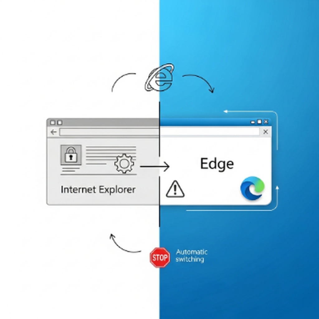 인터넷 익스플로러 자동 전환 끄기 및 호환성 보기 설정 방법