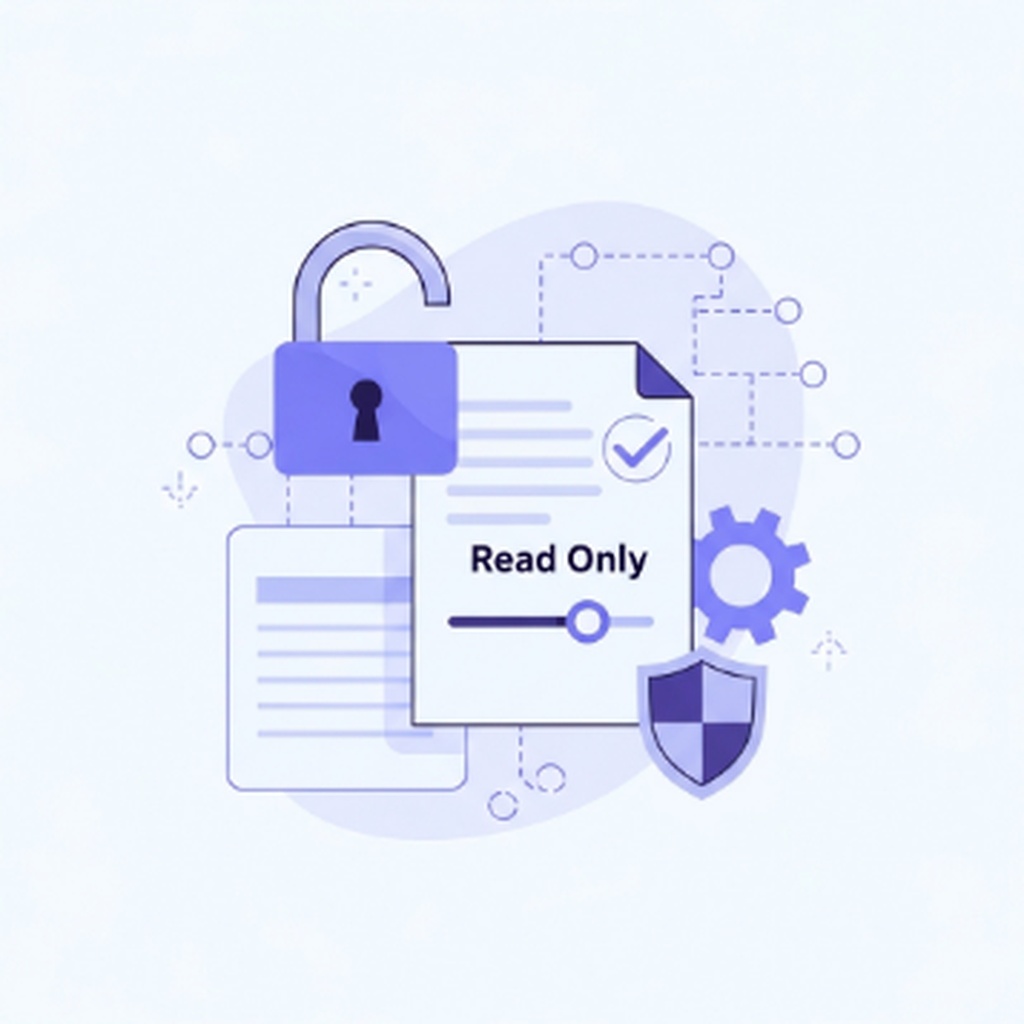 한글 파일 열 때 읽기 전용 메시지 해제 및 수정하는 법