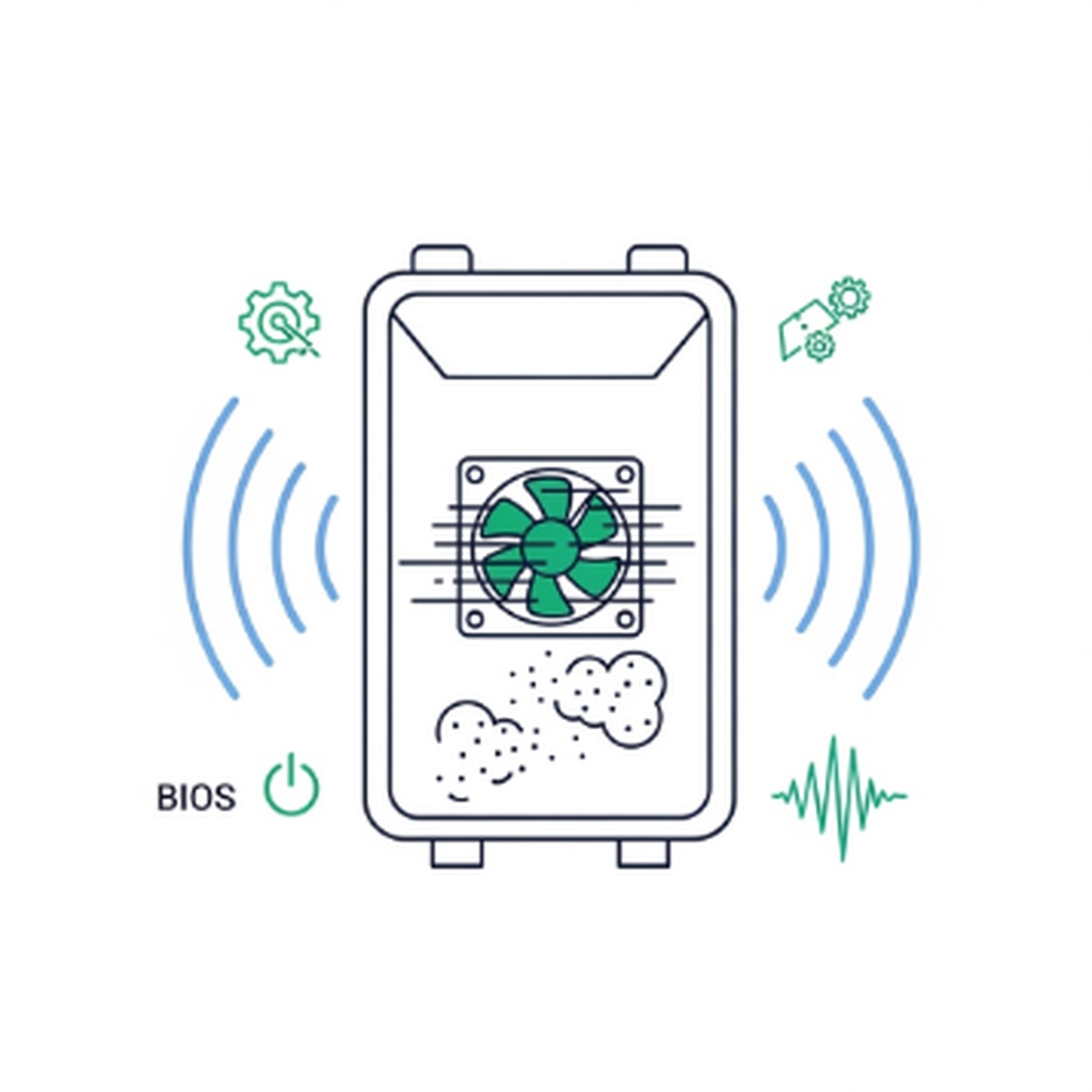 컴퓨터 본체 소음 원인 확인 및 팬 속도 조절법