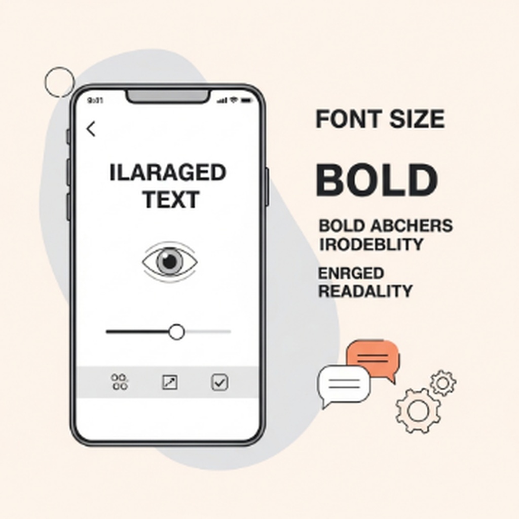 스마트폰 글자 크기 조절 및 부모님을 위한 큰 글씨 설정 방법